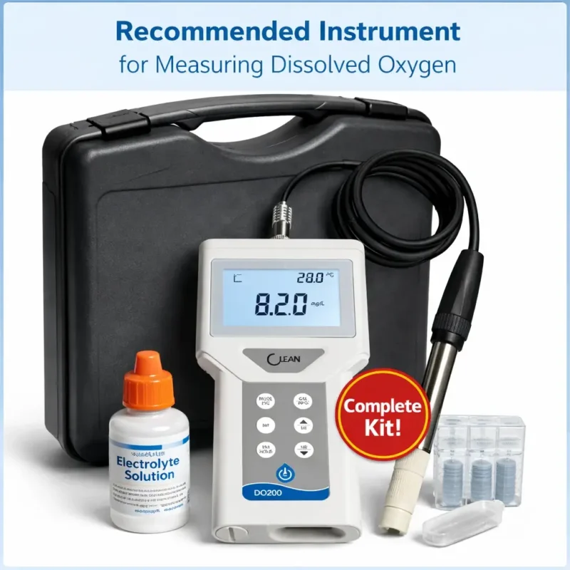 dissolved oxygen handlheld meter for aquaculture applications