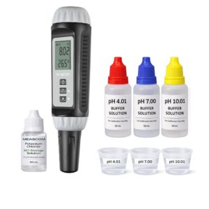 ph pen meter starter kit including buffers and storage solution
