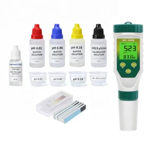 water confidence testing kit for pH EC and chlorine