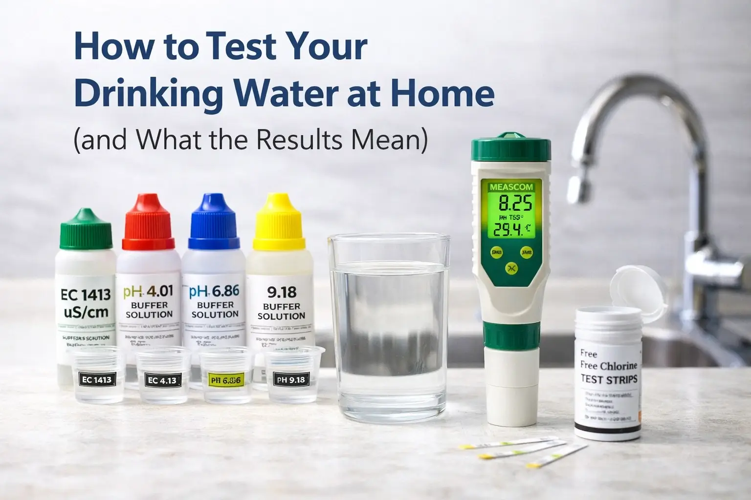 Normal Water Testing How to Test Drinking Water at Home (and What the Results Mean) - MEASCOM
