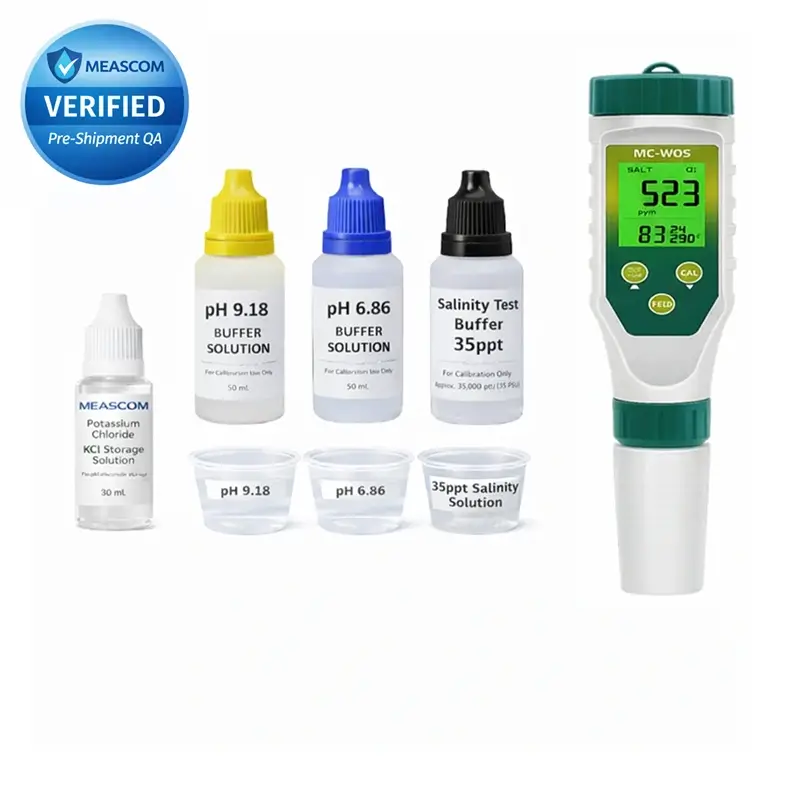 verified aquaculture water test kit for pH and salinity